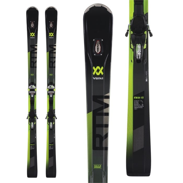 Volkl RTM 84 Skis + iPT WideRide XL 12 FR GW Bindings 2019 | evo