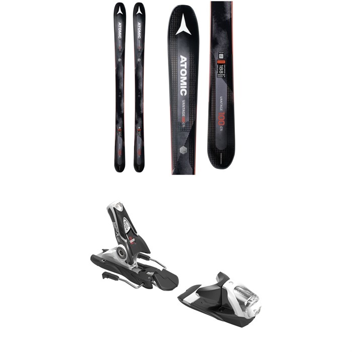 Atomic - Vantage 100 CTI Skis + Look SPX 12 Dual WTR Ski Bindings