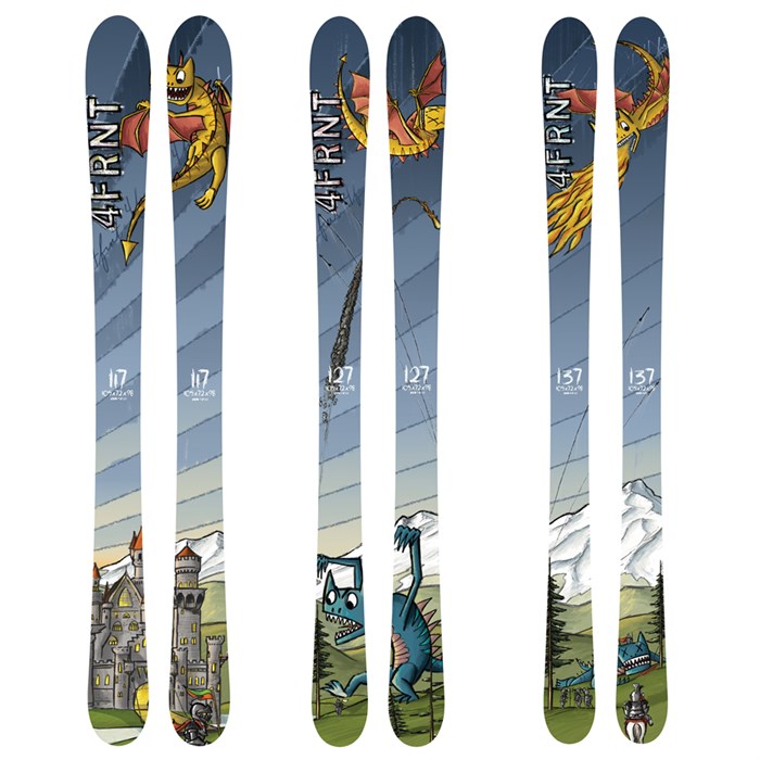 4FRNT - 4FRNT Grom Skis - Youth 2008