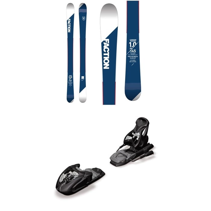 Faction - Candide 1.0 Jr. Skis - Boys' + Marker M7.0 Free Ski Bindings