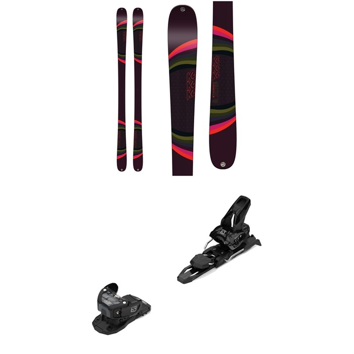 K2 - Missconduct Skis - Women's + Salomon Warden MNC 11 Ski Bindings 2019