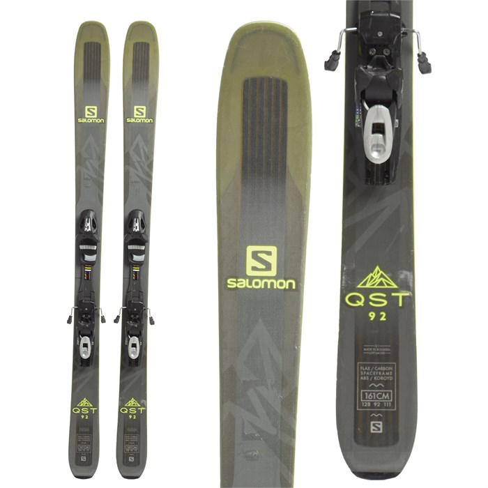 Used Ski Gear Evo Com >> Salomon Qst 92 Skis Tyrolia Sp 10 Bindings 2018 Used Used Ski Gear Evo Com >> Salomon Qst 92 Skis Tyrolia Sp 10 Bindings 2018 Used
