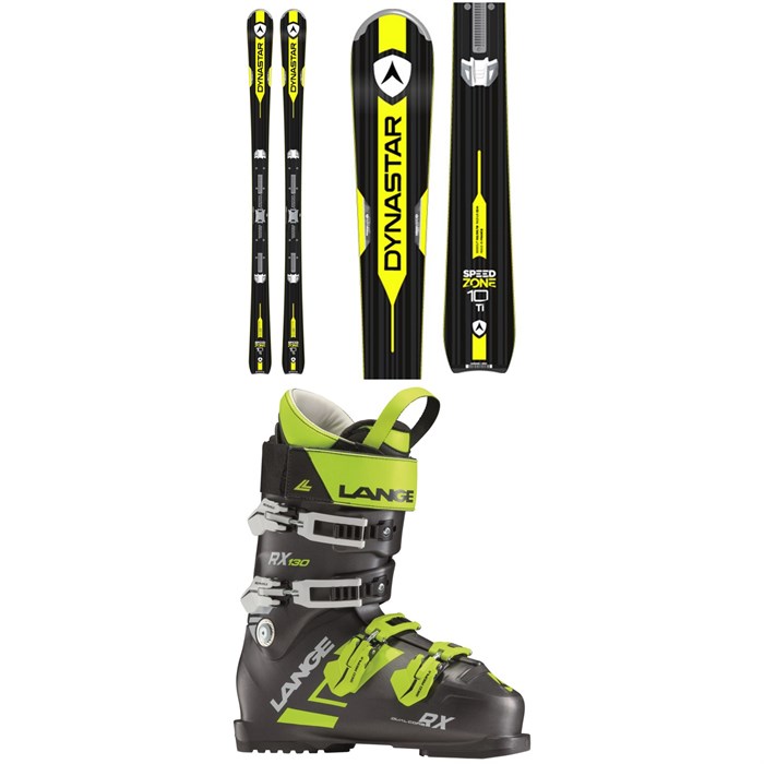 Dynastar - Speed Zone 10 TI Skis + SPX 12 Bindings + Lange RX 130 Ski Boots