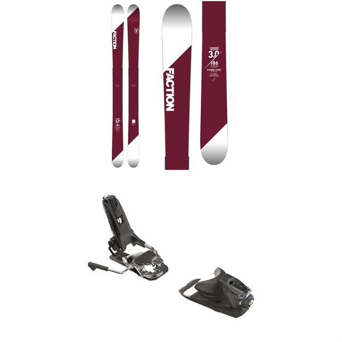 Faction - Candide 3.0 Skis + Look Pivot 12 Dual WTR Ski Bindings