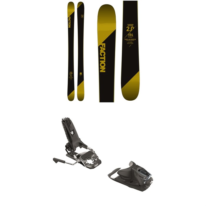 Faction - Candide 2.0 Skis + Look Pivot 12 Dual WTR Ski Bindings