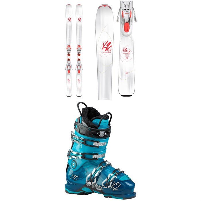 K2 - Luv Struck 80 Skis + ER3 10 TCx Light Bindings - Women's + Spyre 110 Ski Boots - Women's
