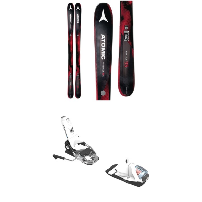 Atomic - Vantage 95 C Skis  + Look Pivot 14 Dual WTR Ski Bindings