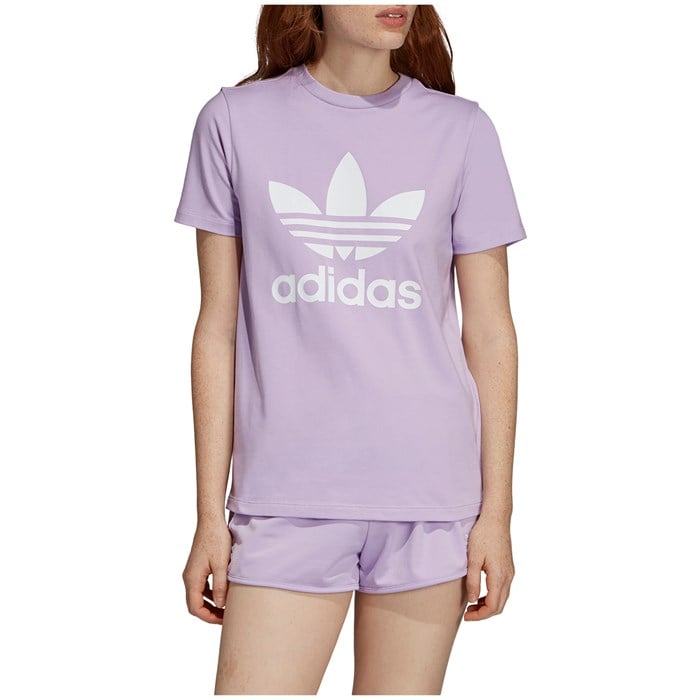 adidas womens trefoil tee