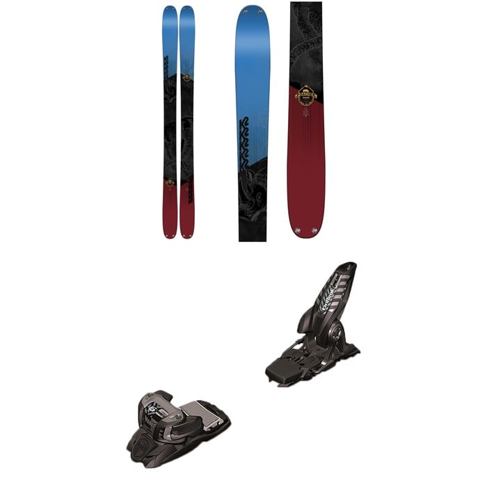 K2 - Poacher Skis  + Marker Griffon Ski Bindings