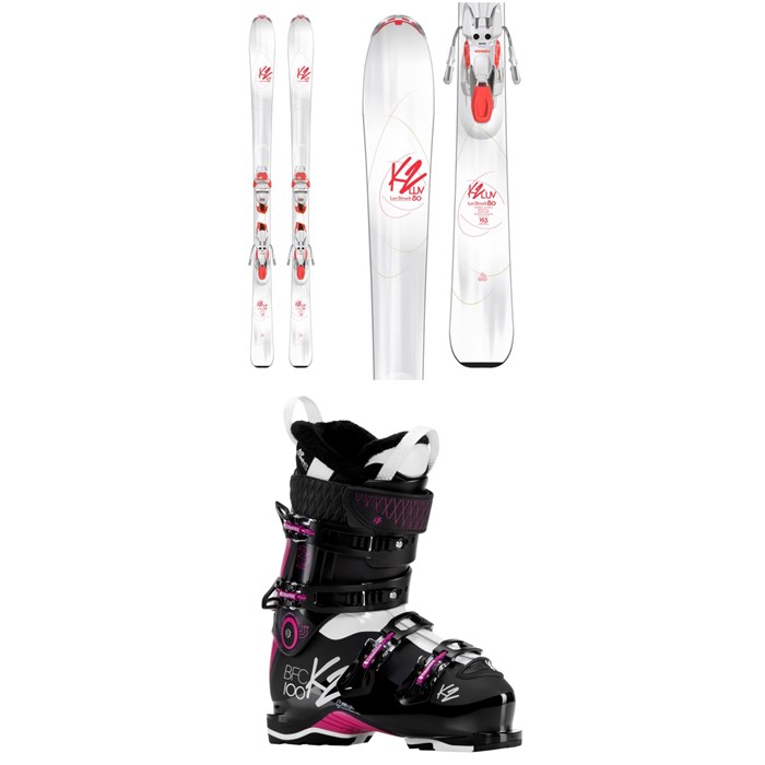 K2 - Luv Struck 80 Skis + ER3 10 TCx Light Bindings + K2 B.F.C. 100 Ski Boots - Women's