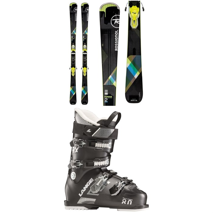 Rossignol - Famous 2 Skis + Xpress 10 Bindings + Lange RX 80 Ski Boots - Women's