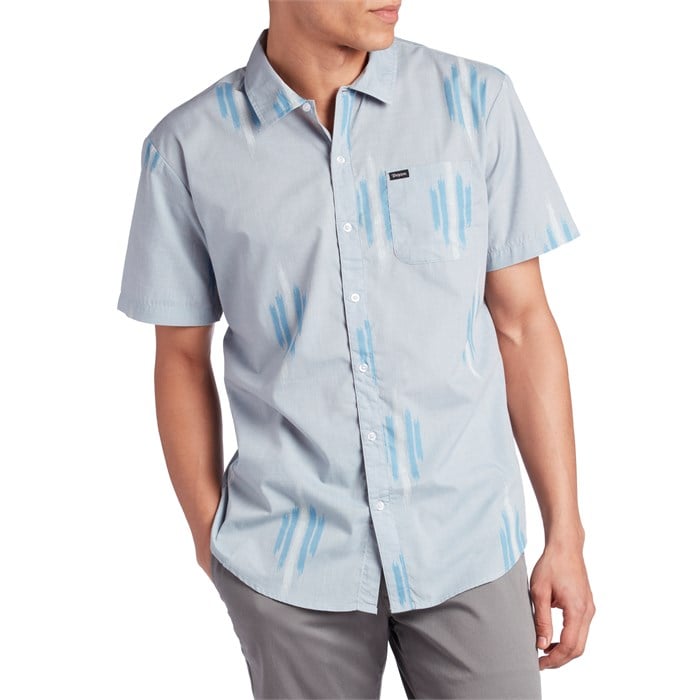 brixton charter print short sleeve shirt