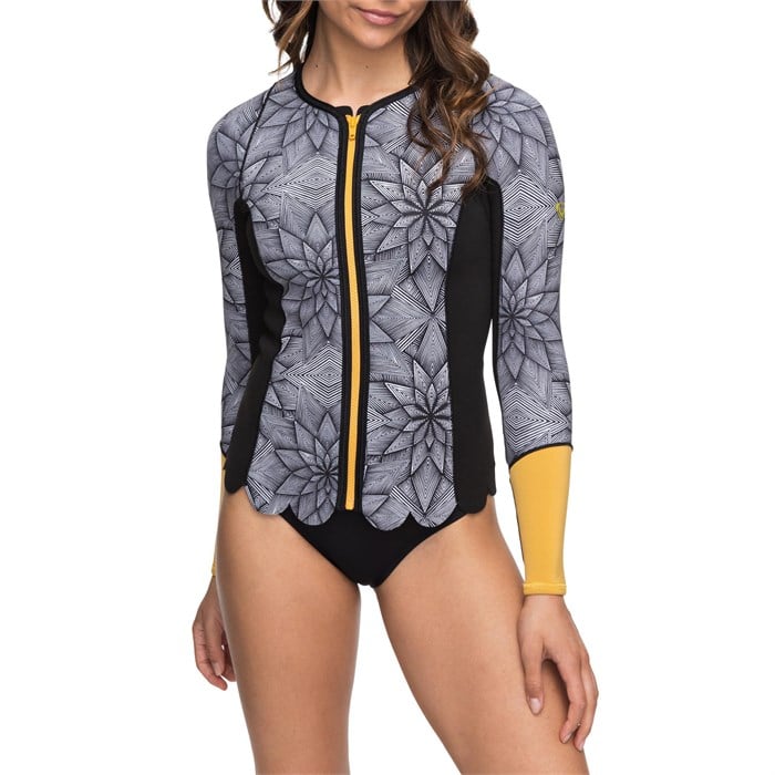 womens wetsuit top front zipper