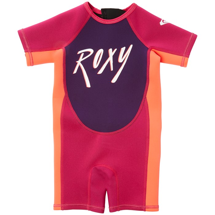 Roxy - 1.5mm Syncro Back Zip Short Sleeve Springsuit - Toddler Girls'