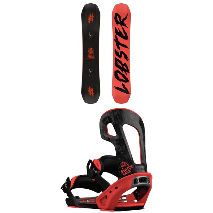 Lobster - Halldor Pro Snowboard 2019 + Switchback Halldor Pro Model Snowboard Bindings 2019