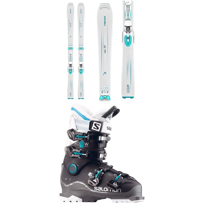Head - Total Joy Skis + Joy 11 SLR Bindings + Salomon X Pro 90 W Ski Boots - Women's