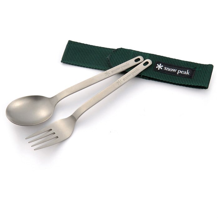 Snow Peak - Titanium Fork & Spoon Set