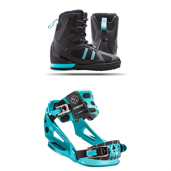 Hyperlite - Murray Wakeboard Boots + The System Lowback Bindings 2018