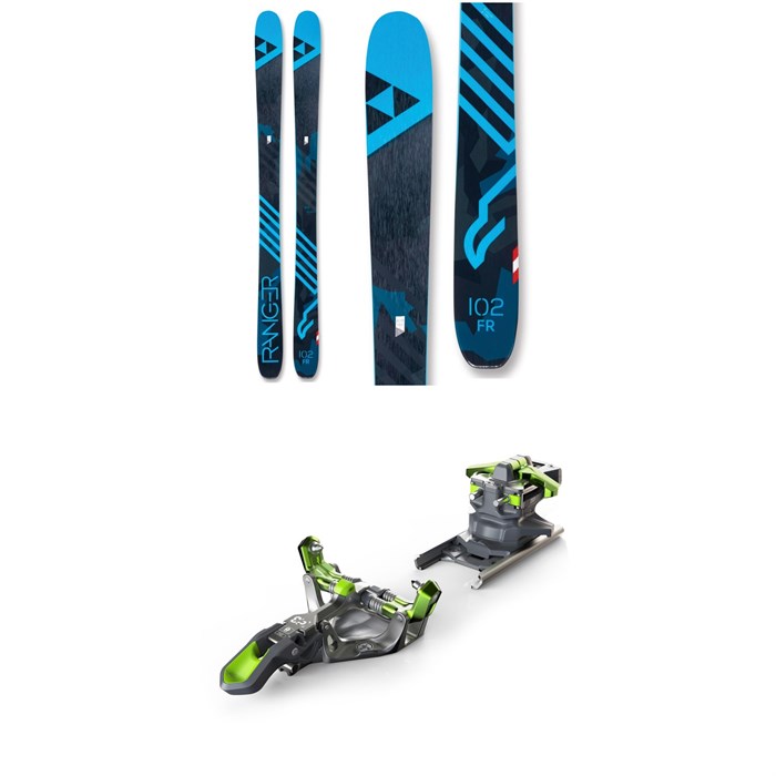 Fischer - Ranger 102 FR Skis + G3 Zed 12 with Leash Alpine Touring Ski Bindings 2019