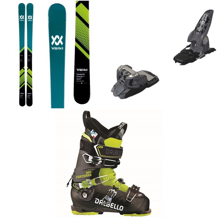 Völkl - Volkl Transfer 89 Skis + Marker Griffon Ski Bindings + Dalbello Panterra 100 Ski Boots
