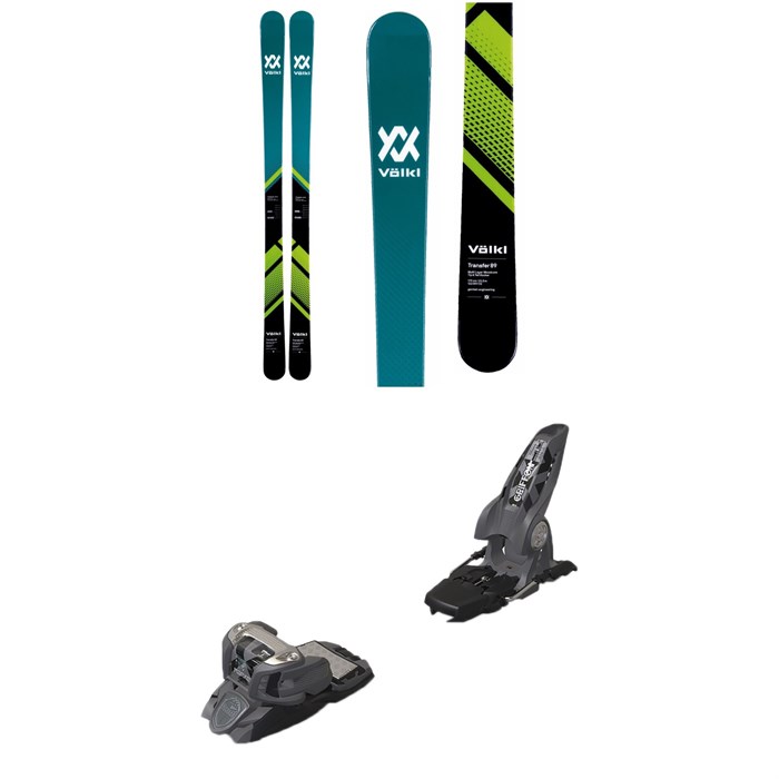 Völkl - Volkl Transfer 89 Skis + Marker Griffon Ski Bindings