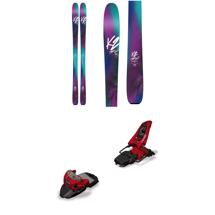 K2 - ThrilLUVit 85 Skis + Marker Squire 11 Ski Bindings