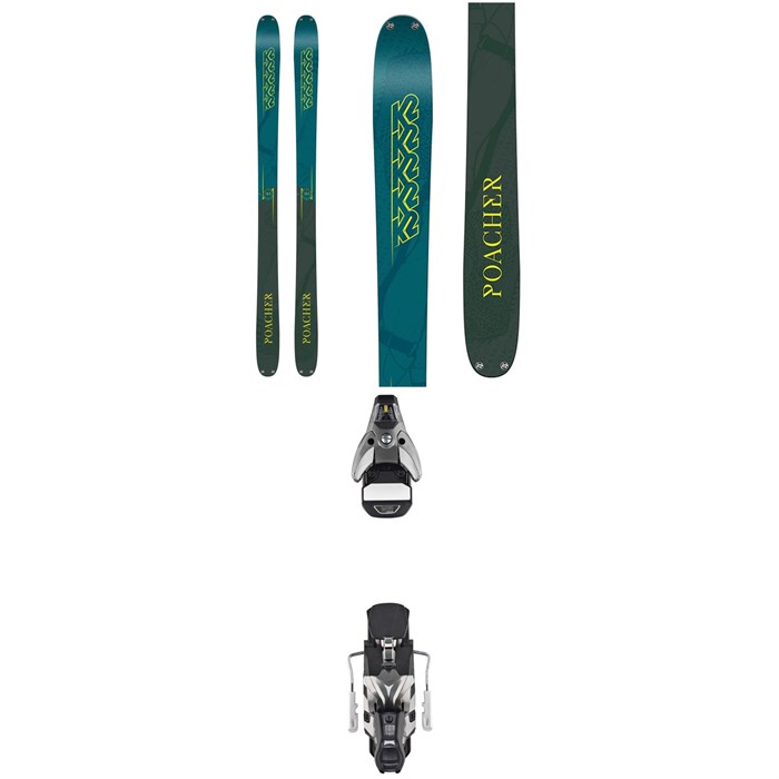K2 - Poacher Skis + Atomic STH2 16 WTR Ski Bindings 2019