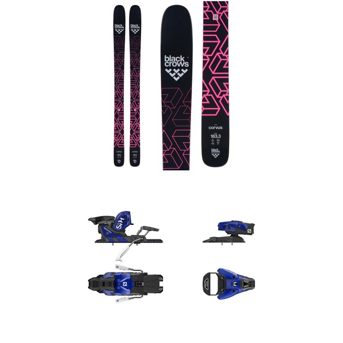 Black Crows - Corvus Skis + Salomon STH2 16 WTR Ski Bindings 2018