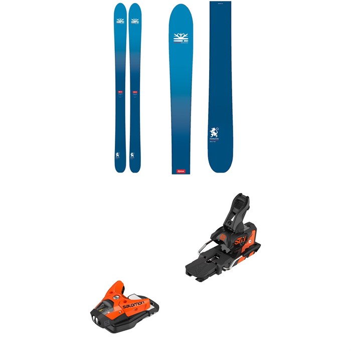 DPS - Wailer 106 Foundation Skis + Salomon STH2 WTR 13 Ski Bindings 2019
