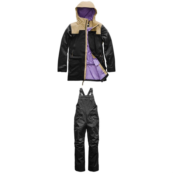 The North Face - Kras Jacket + The North Face Shredromper Bibs - Women's