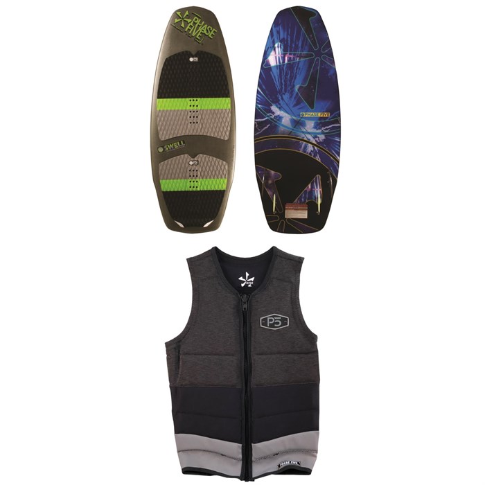 Phase Five - The Swell Wakesurfer + Phase Five Pro Wake Vest 2018