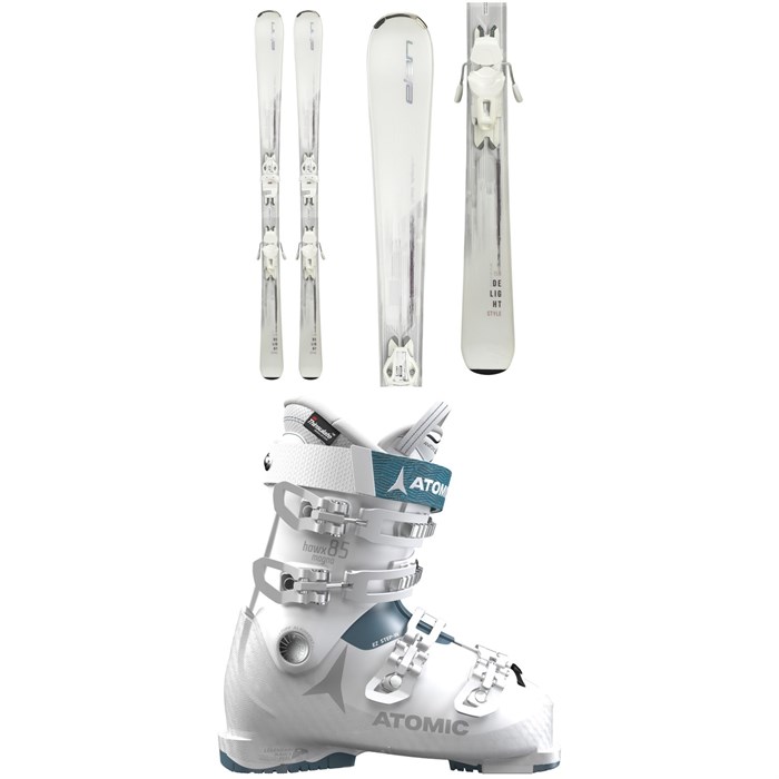 Elan - Delight Style Skis + ELW 9.0 Bindings + Atomic Hawx Magna 85 W Ski Boots - Women's 2019