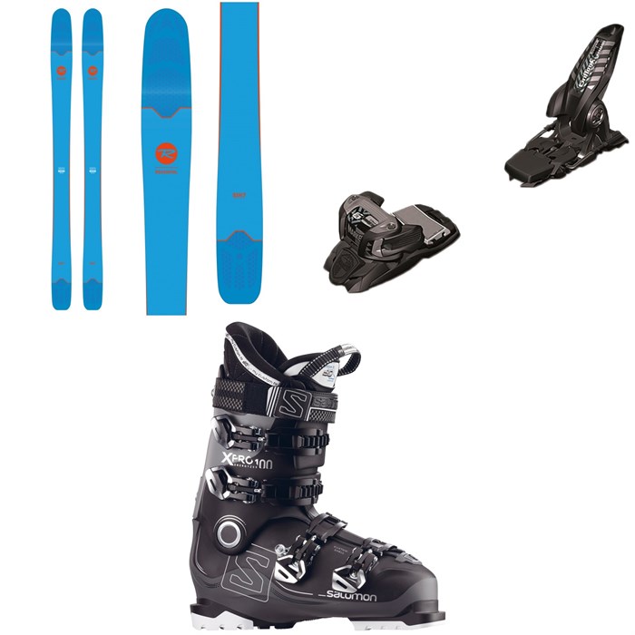 Rossignol - Sin 7 Skis 2018 + Marker Griffon Ski Bindings 2016 + Salomon X Pro 100 Ski Boots 2018