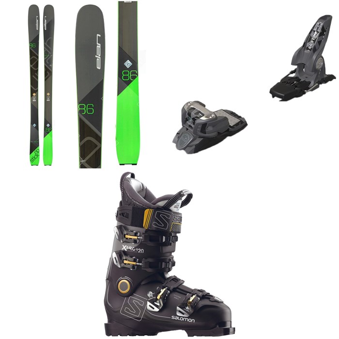 Elan - Ripstick 86 Skis 2018 + Marker Griffon Ski Bindings 2016 + Salomon X Pro 120 Ski Boots 2017