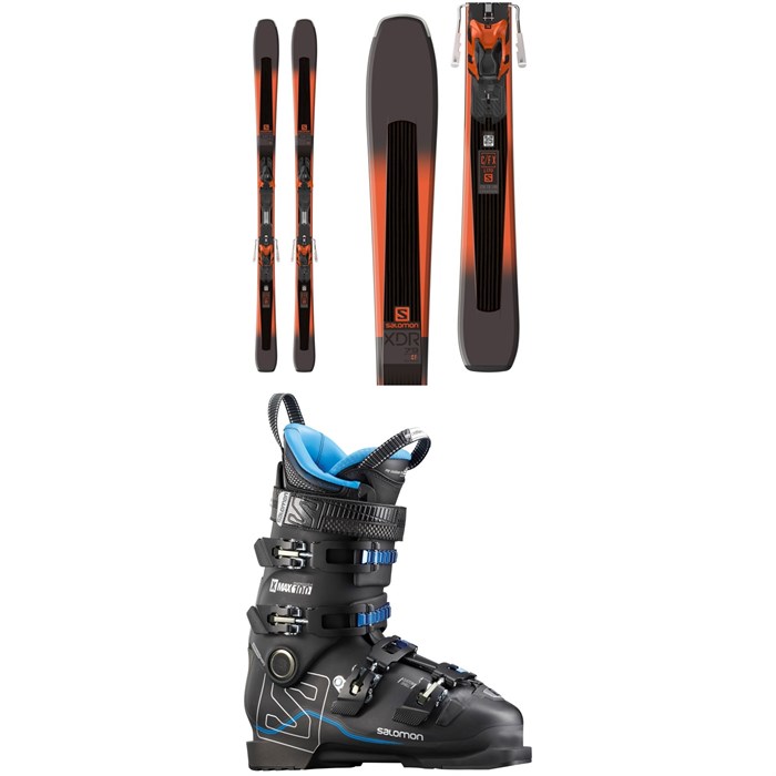 Salomon - XDR 79 CF Skis + XT10 Bindings + Salomon X Max 100 Ski Boots 2018