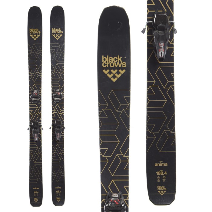 Black Crows Anima Skis + Marker Jester 16 ID Ski Bindings 2018 - Used | evo