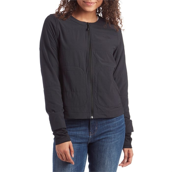 north face puffer jacket womens black