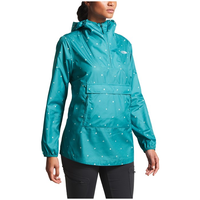 the north face printed fanorak