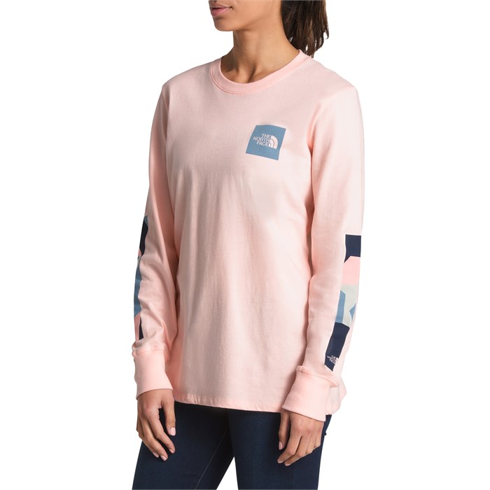 the north face long sleeve t shirt womens