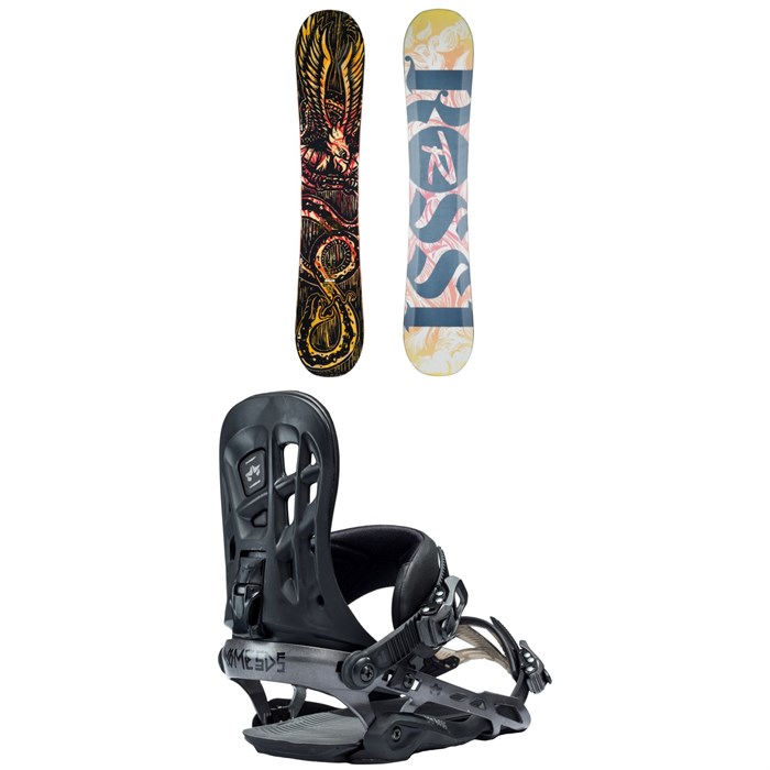Rossignol - Angus Snowboard + Rome 390 Boss Snowboard Bindings 2018