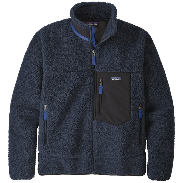 Patagonia Classic Retro-X Jacket - Men's New Navy/Wax Red, M