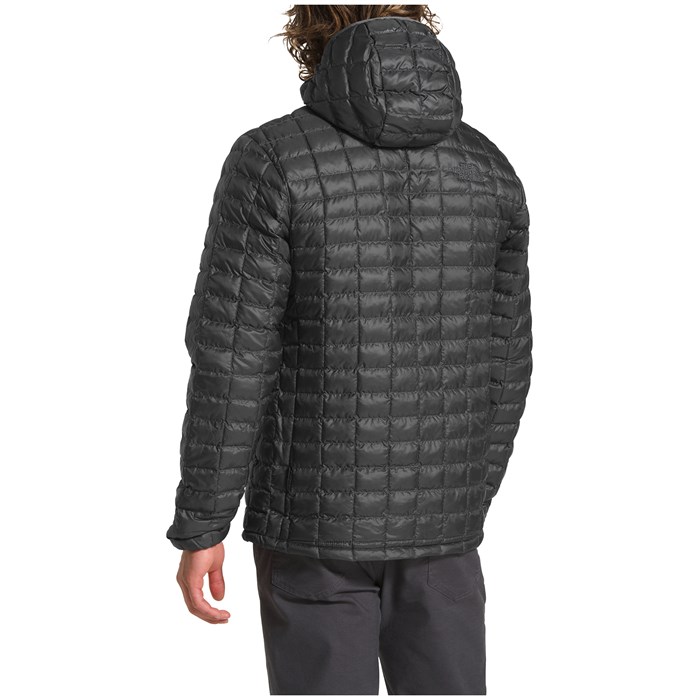 the north face black thermoball hooded jacket