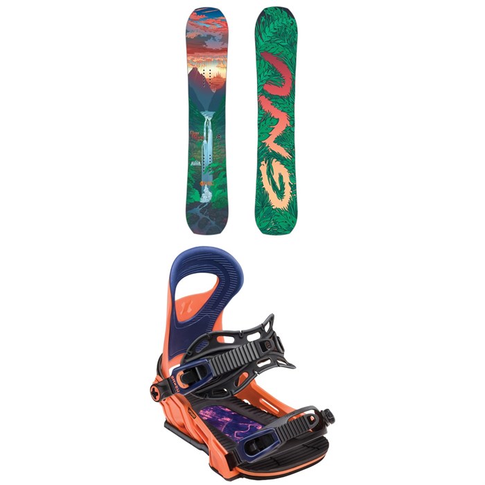GNU - B-Pro C3 Snowboard - Women's + Bent Metal Upshot Snowboard Bindings - Women's 2019