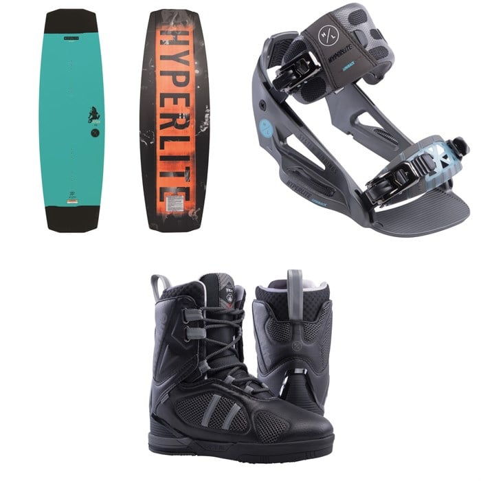 Hyperlite - Ripsaw Wakeboard + System Lowback Wakeboard Bindings + Murray Wakeboard Boots 2019