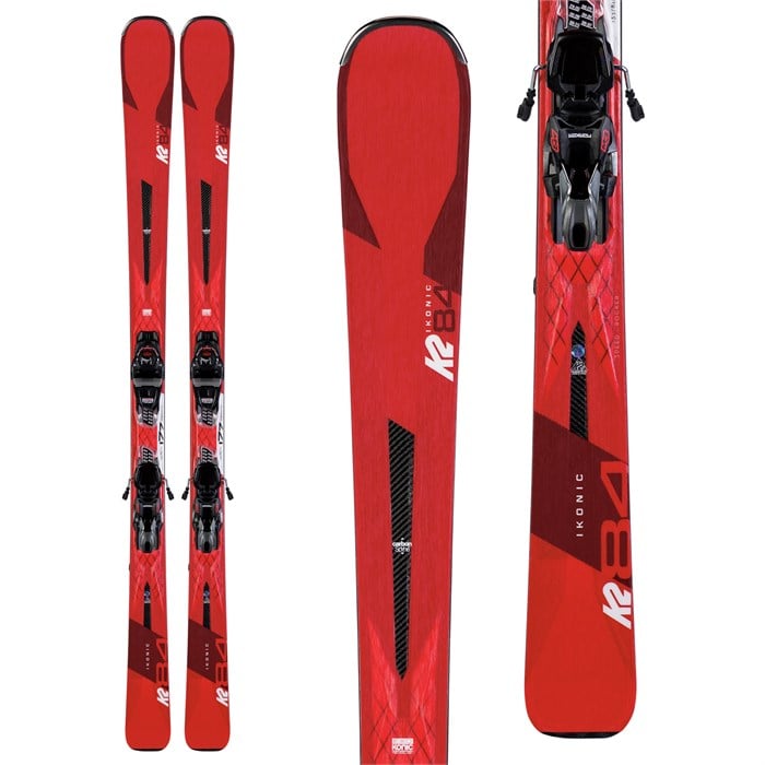 K2 Ikonic 84 Skis + M3 12 TCX Light Quikclik Bindings 2020 | evo