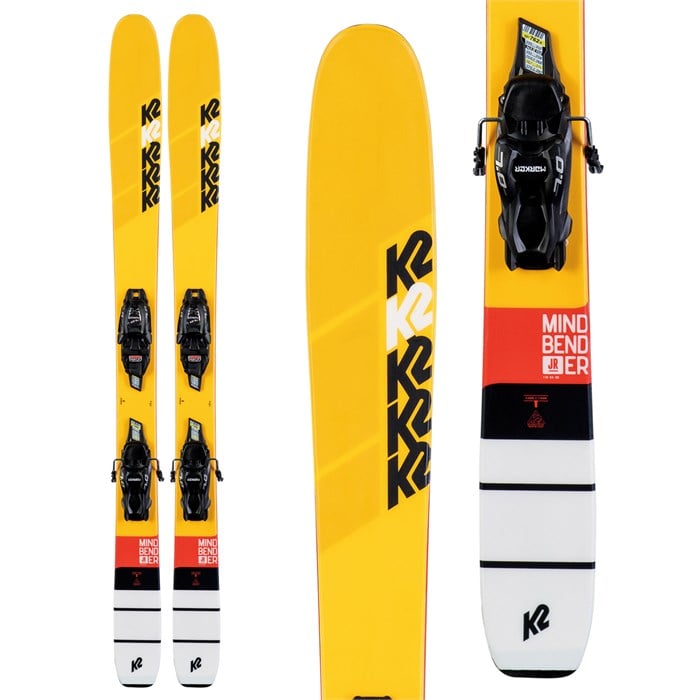 K2 - Mindbender Jr Skis + 4.5 FDT Bindings - Kids' 2020 - Used