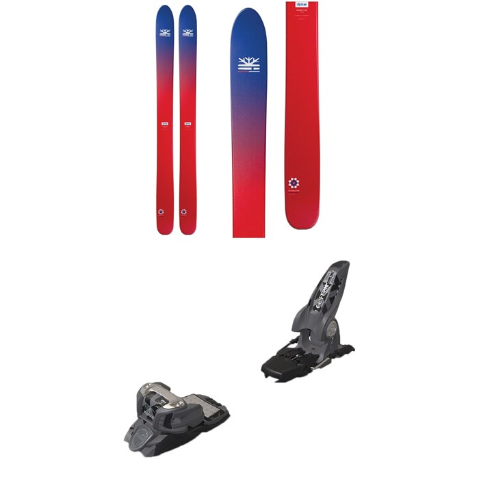DPS - Lotus 124 Foundation Skis 2019 + Marker Griffon Ski Bindings 2016