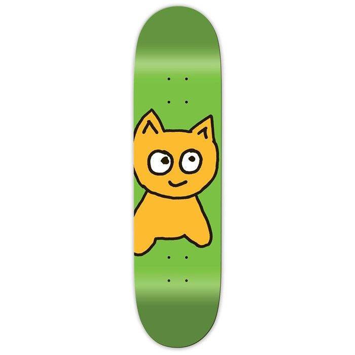 Meow - Big Cat Green 8.0 Skateboard Deck