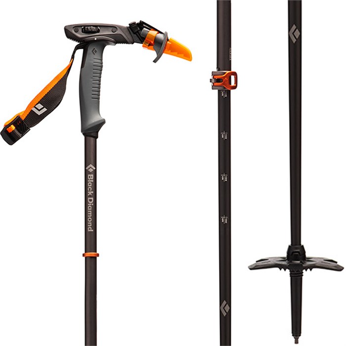 Black Diamond - Carbon Whippet Adjustable Ski Pole 2023