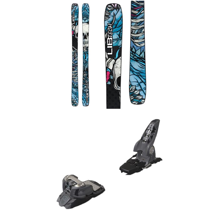 Lib Tech - Backwards Skis 2019 + Marker Griffon Ski Bindings 2016
